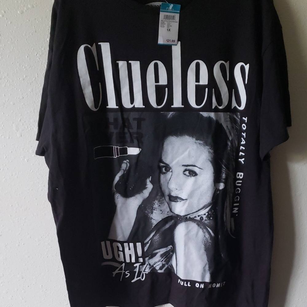 Rue21 Black Clueless Graphic Tee - Short Sleeve